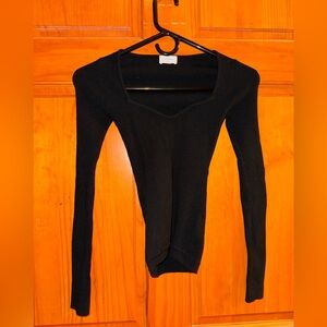 Wilfred Black Knitted Top